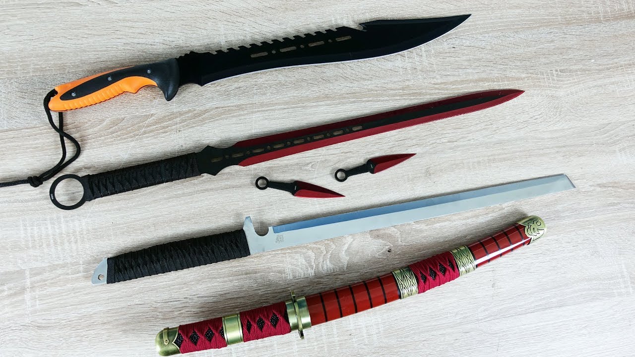4 neue SCHWERTER f&uuml;r EXPERIMENTE! - Sind Sie W&Uuml;RDIG oder muss ich nachsch&auml;rfen? (Unboxing)