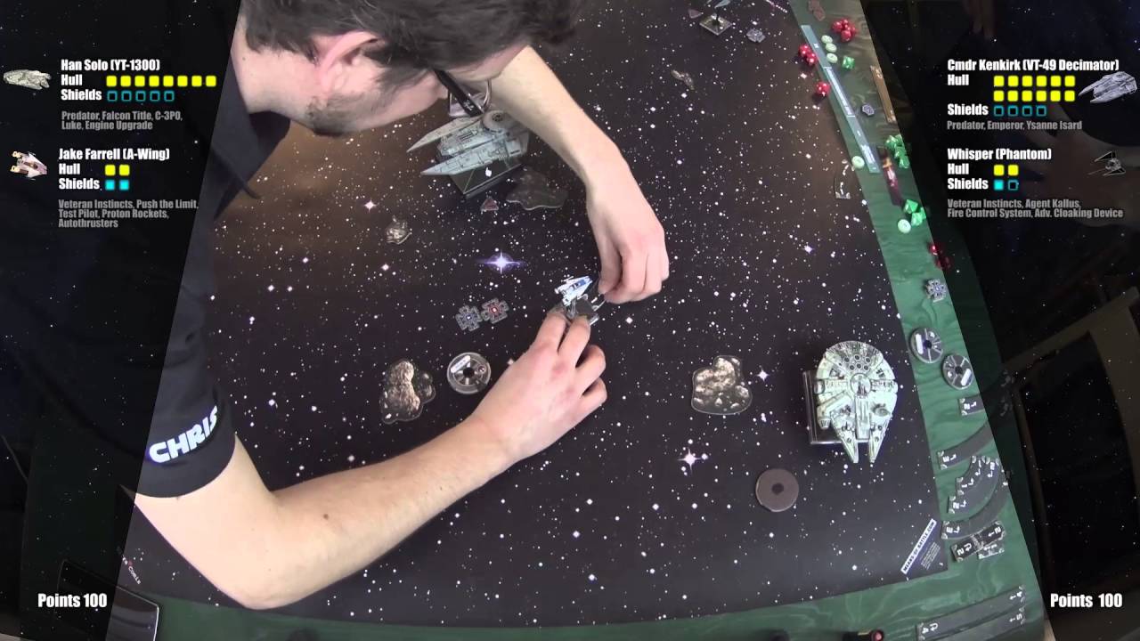 X-Wing Store Championship Nürnberg 2016 #1: Decimator/Whisper vs. Fat Han/Jake