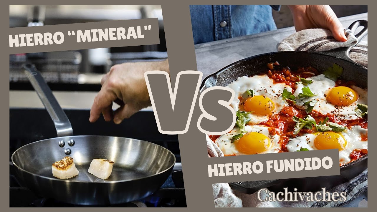 Sartén de acero al carbono Vs hierro fundido ¿Diferencias? ¿Cuál es Mejor? 5 Sartenes recomendadas