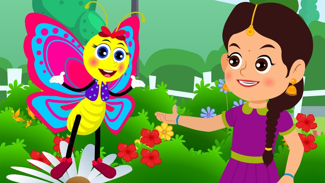 Rang Birangi Pyari Titli | Hindi Kids Song | Hindi Rhymes | रंग बिरंगी प्यारी तितली | Hindi Poems