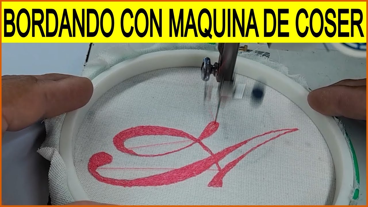COMO BORDAR CON MAQUINA DE COSER