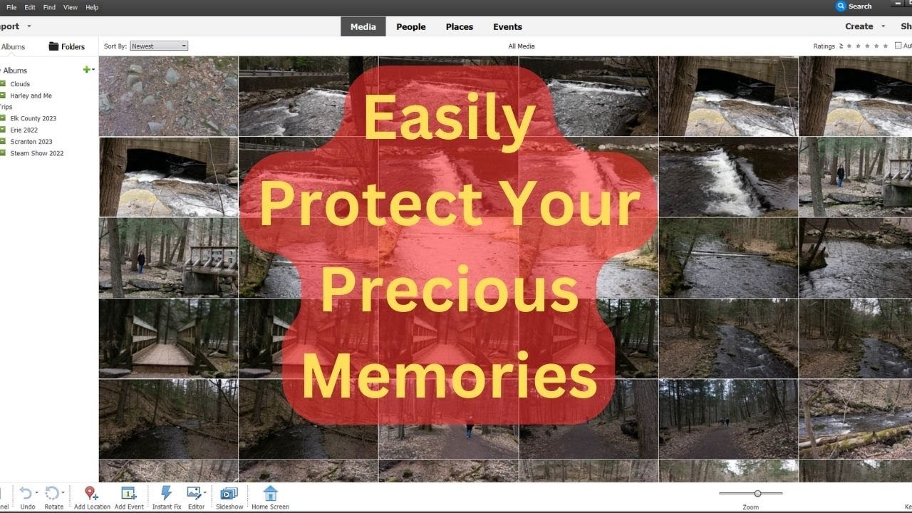How to Protect Your Everlasting Memories! #photoshopelements #photoshop