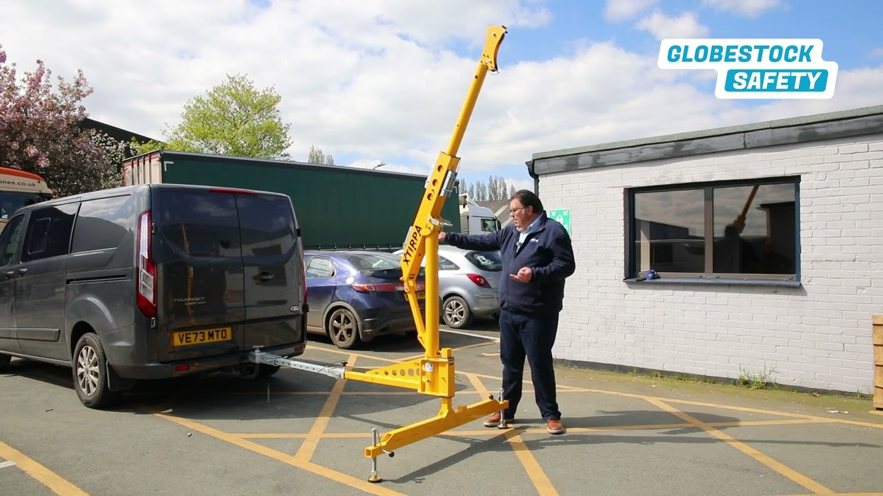 Xtirpa Hitch Mount Davit system By Globestock Safety