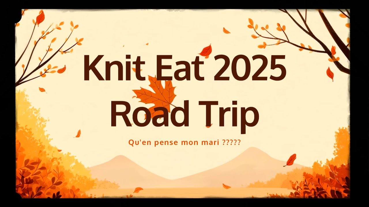 25-KNIT EAT Road trip     💕💕 Des rencontres 💕💕💕 🧶🧶 des achats🧶🧶 des photos 📷📷📷📷