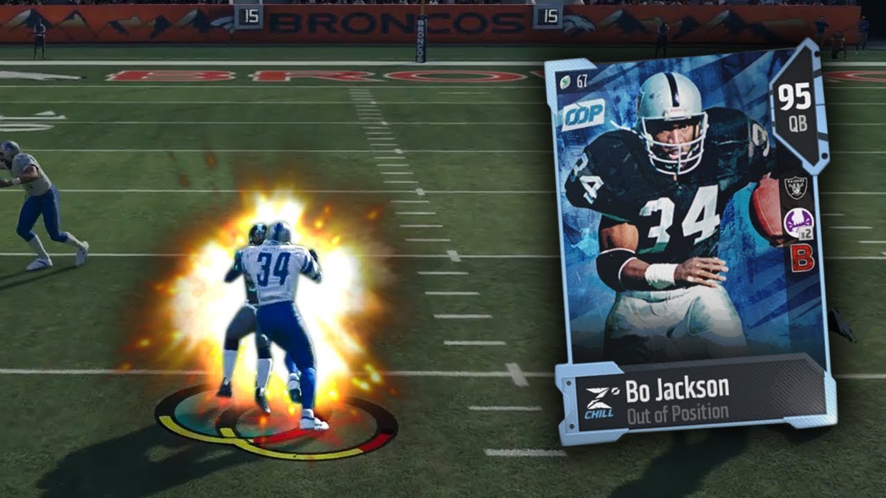 HUGE HIT FROM QB BO JACKSON! Madden 18