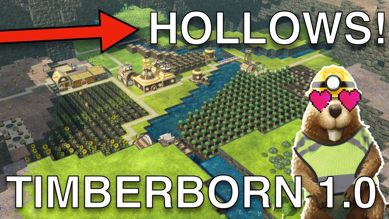 Starting a NEW Timberborn Colony on the HOLLOWS Map | Oakenshire Hollow | Timberborn 1.0 Ep 1
