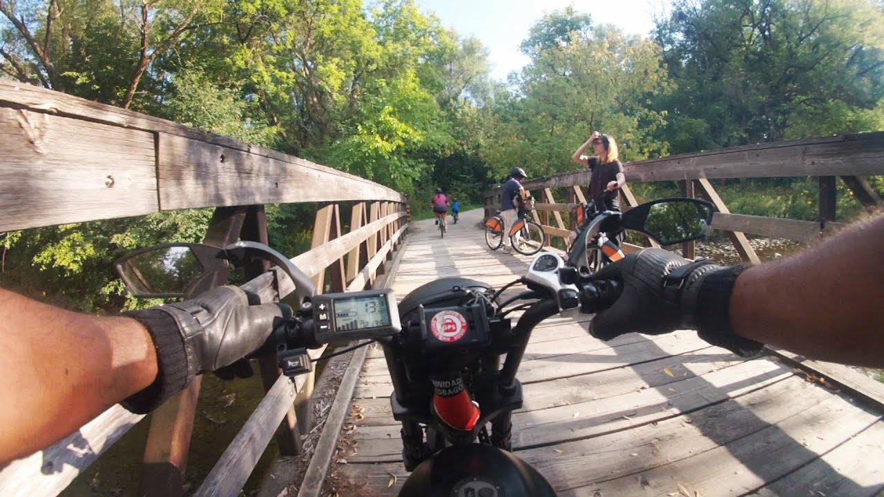 Humber River Trail quick ride to Albion Rd.