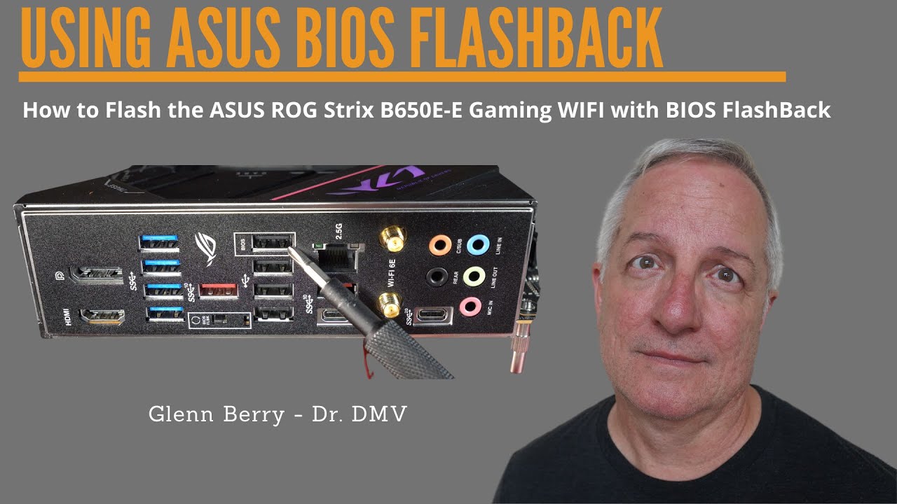 Как перепрошить BIOS на материнской плате ASUS ROG Strix B650E-F Gaming WiFi с помощью BIOS Flash...
