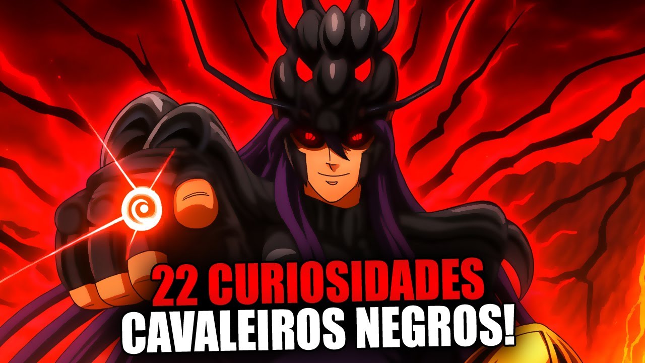 22 CURIOSIDADES dos CAVALEIROS NEGROS que só EXISTEM no MANGÁ de CAVALEIROS do ZODÍACO! Saint Seiya