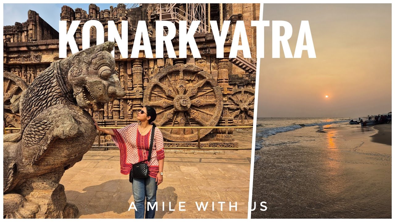Konark Travel Vlog | Sun Temple, Scenic Beaches & Hidden Temples (Ep-7) | Puri to Konark by Road