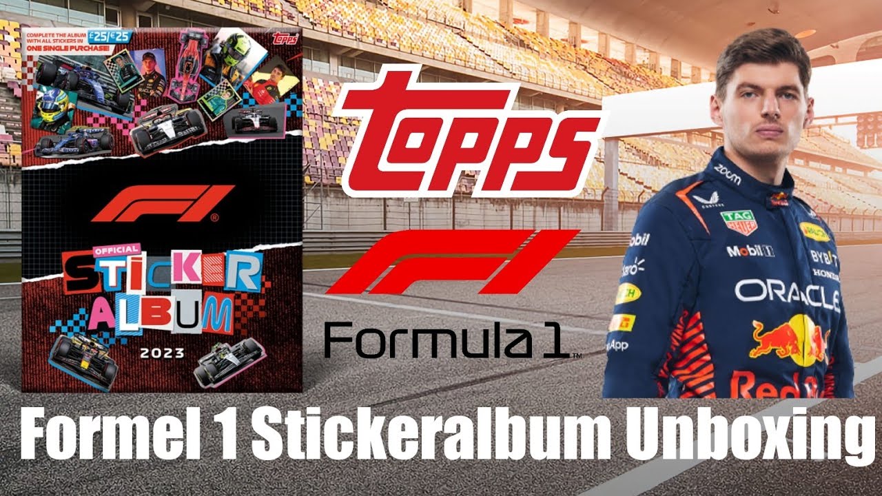 Komplettes Sticker- und Album-Set😍|Formel 1 Sticker 2023 Set Unboxing!🔥