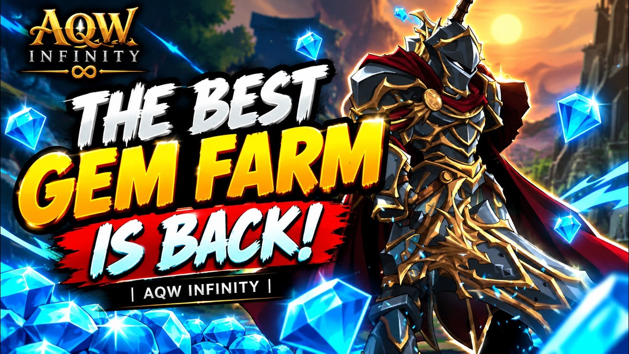 THE BEST GEM FARM IS BACK! | AQW Infinity