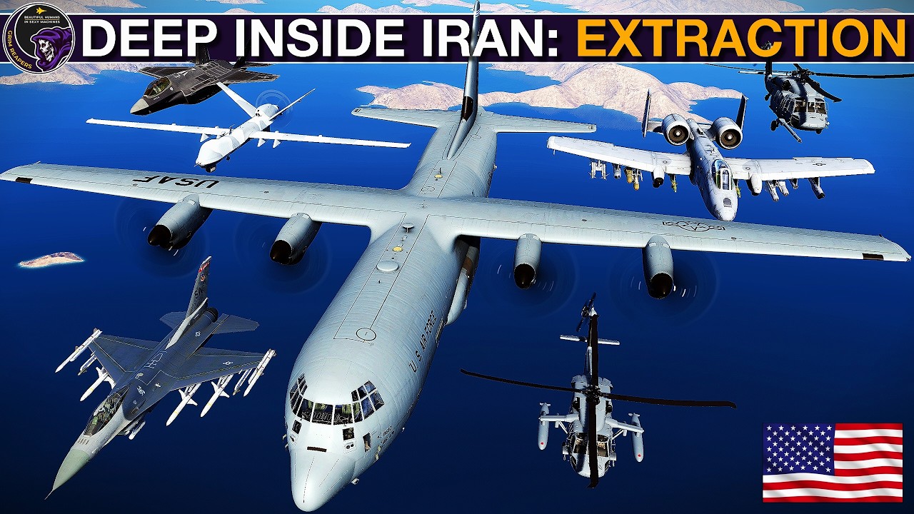 The US F-15E Shot Down Over Iran And The SPECTACULAR Rescue Of Its Crew | DCS