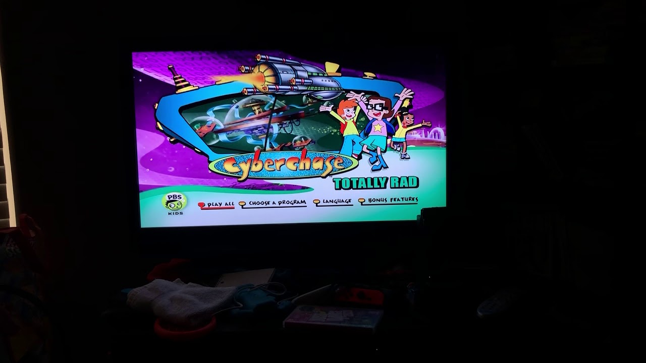 Cyberchase totally rad 2004 DVD menu walk-through
