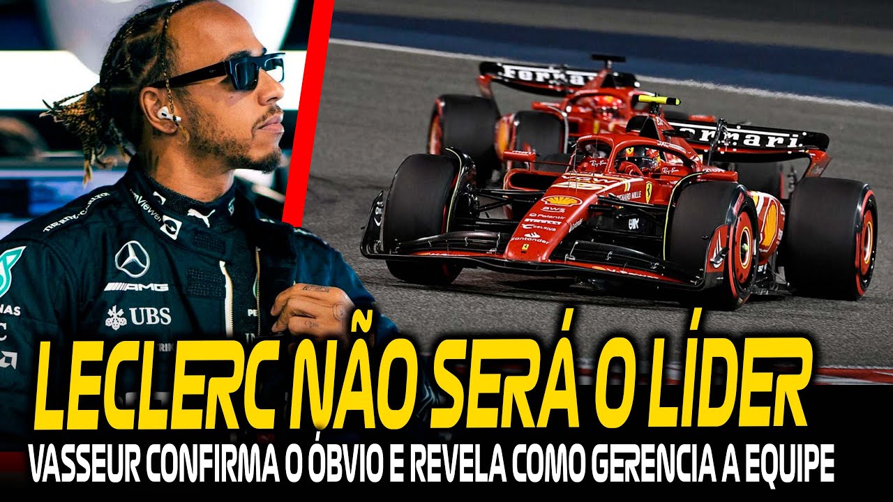 FERRARI QUER HAMILTON COMO O NOVO SCHUMACHER, LECLERC AINDA NÃO ESTÁ PRONTO PARA LIDERAR