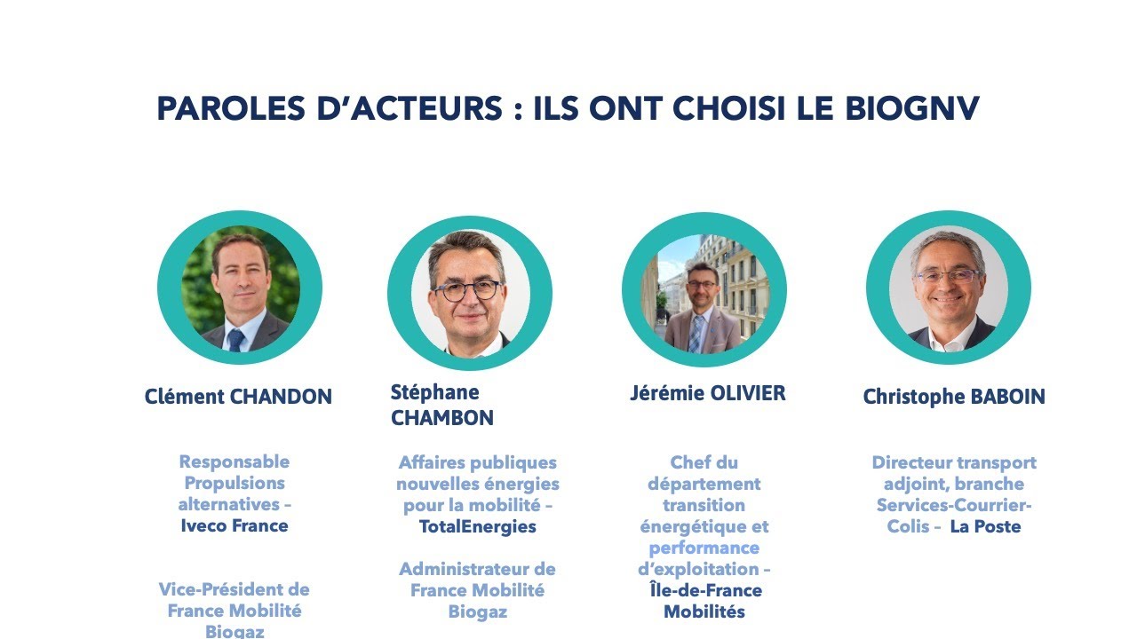Table ronde, paroles d'acteurs : Ils ont choisi le BioGNV