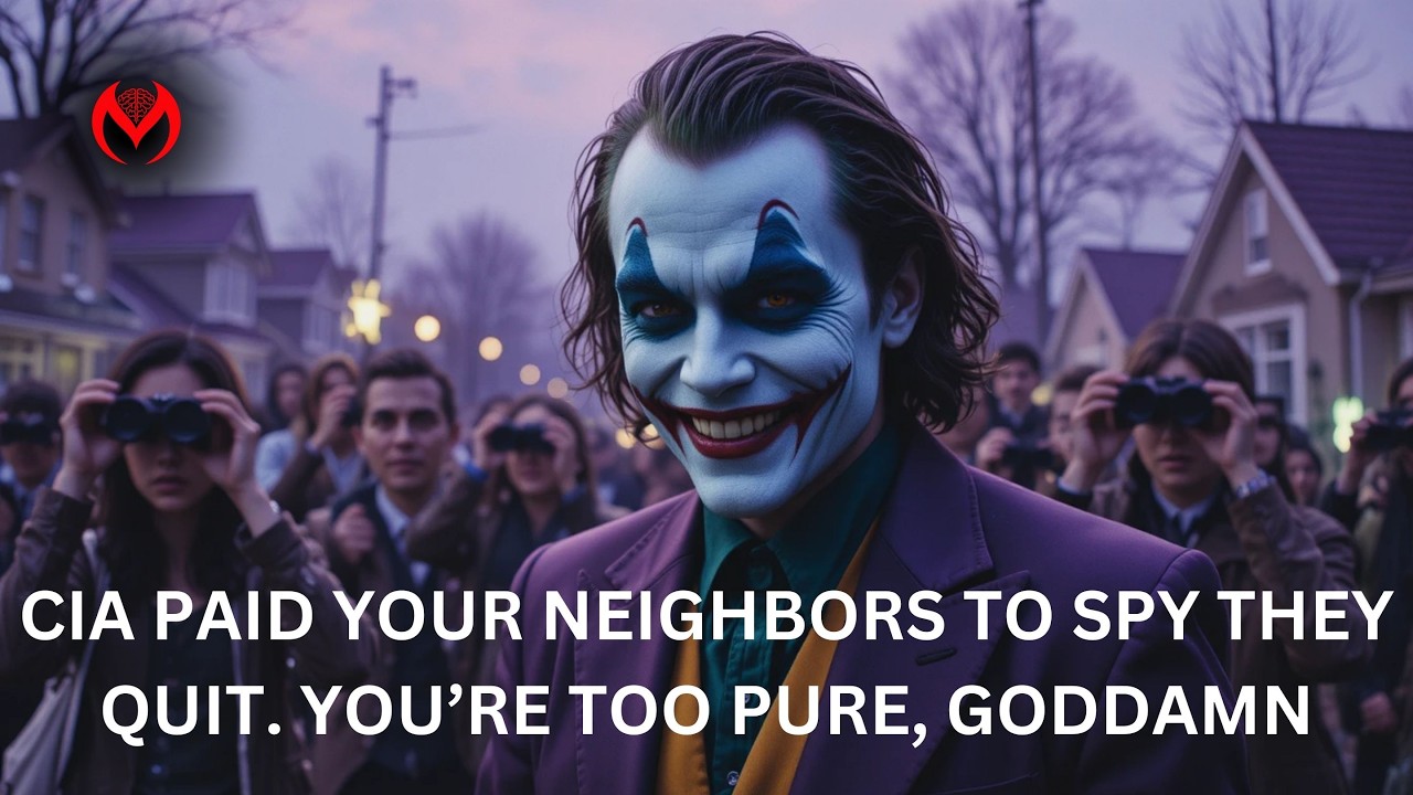 CIA PAID YOUR NEIGHBORS TO SPY… 🕵️‍♂️ THEY QUIT. YOU’RE TOO PURE, GODDAMN 😰 - JOKER SPEECH