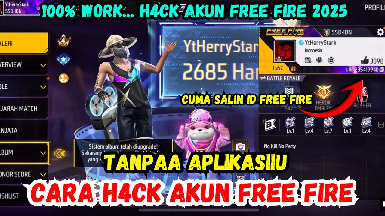 SALIN ID‼️ BONGKAR CARA H4CK AKUN FF TERBARU 2025 - CARA MENGEMBALIKAN AKUN FF YANG DIAMBIL ORANG