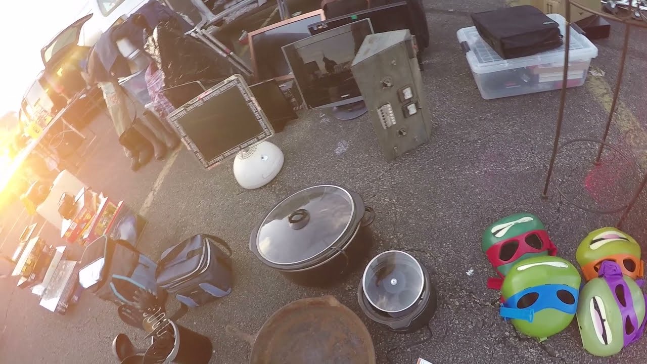 All Flea markets are a little different but it’s Still fun buying Treasures