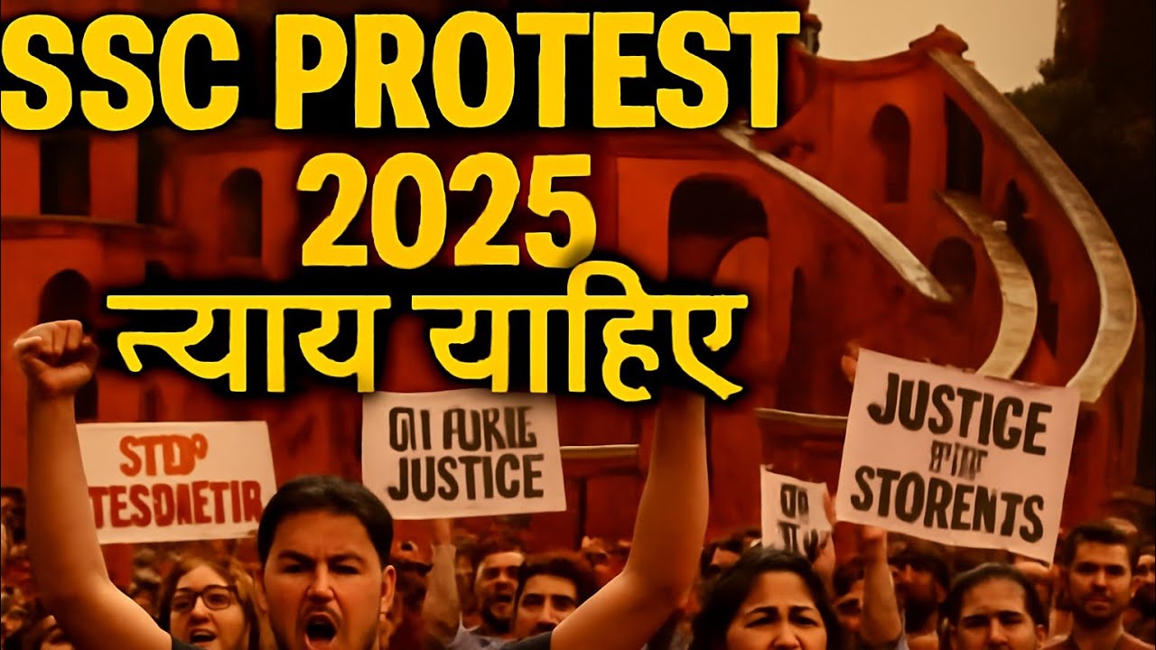 SSC Protest 2025: Students Demand Justice and Exam Reforms | Delhi Jantar Mantar Rally