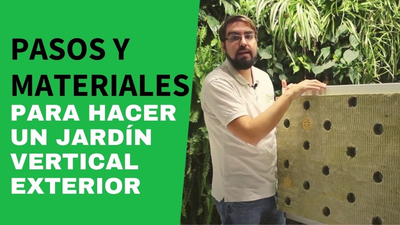 Como hacer un jard&iacute;n vertical en exterior