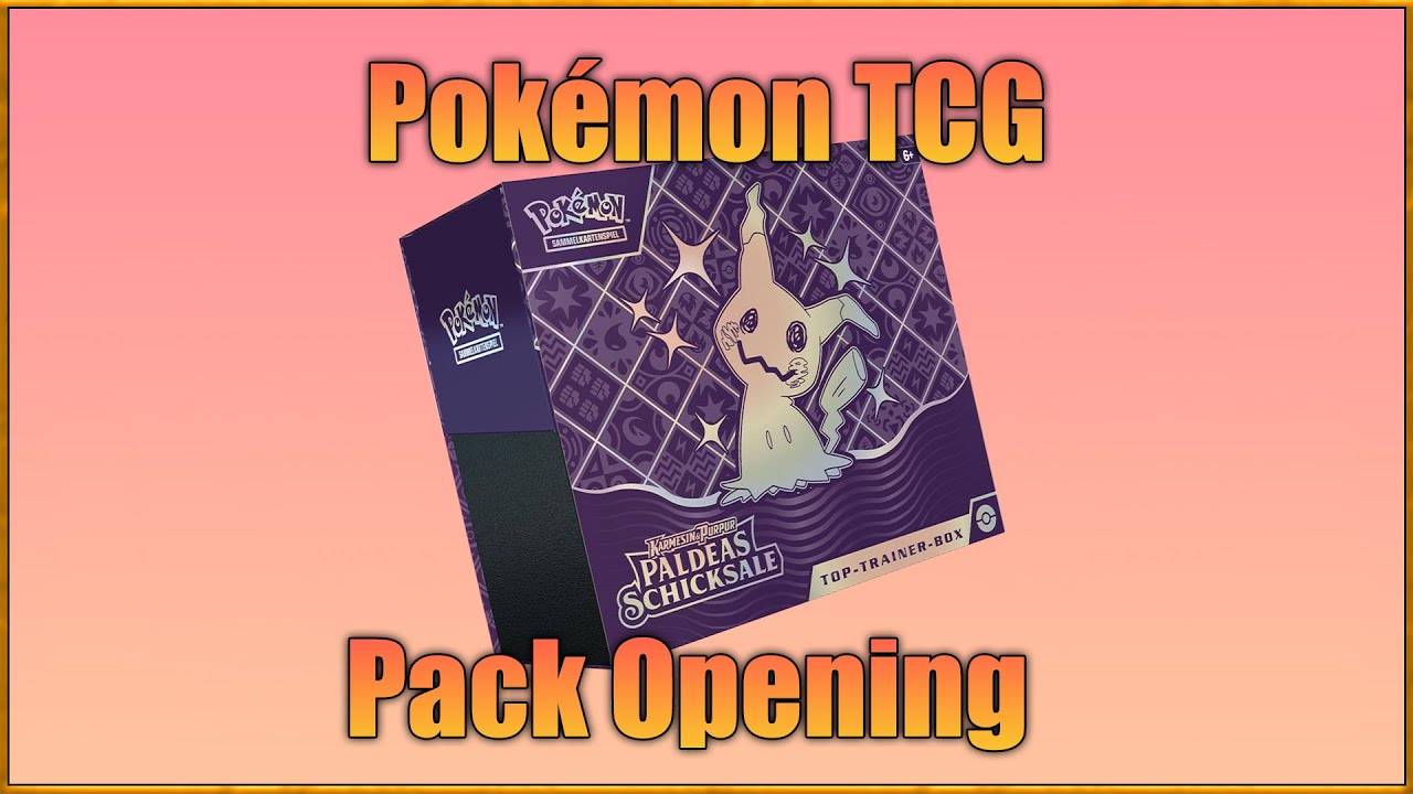 ✨ Pack Opening ✨ Top-Trainer-Box Karmsein & Purpur - Paldeas Schicksale