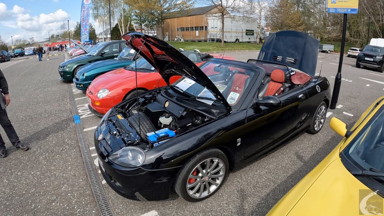 Brooklands Easter Classic Gathering 2023. MGTF 80th Anniversary