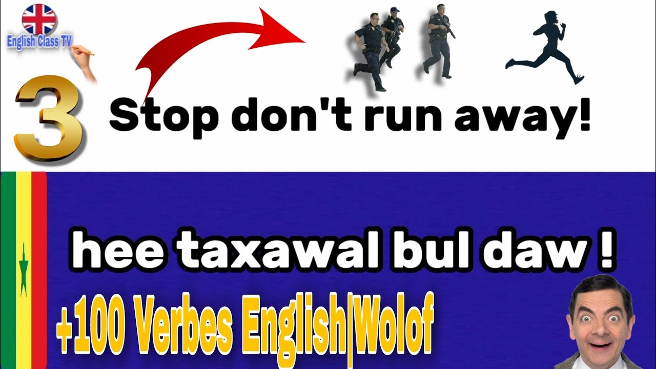 Learning English | Wolof | jàng Anglais ci Wolof | Xaml lii.