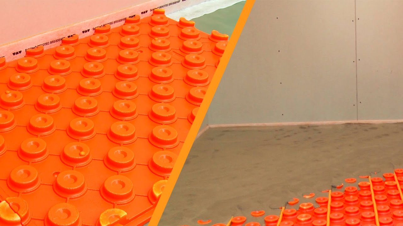 Schlüter-BEKOTEC with BEKOTEC-SLS modular self-levelling screed system