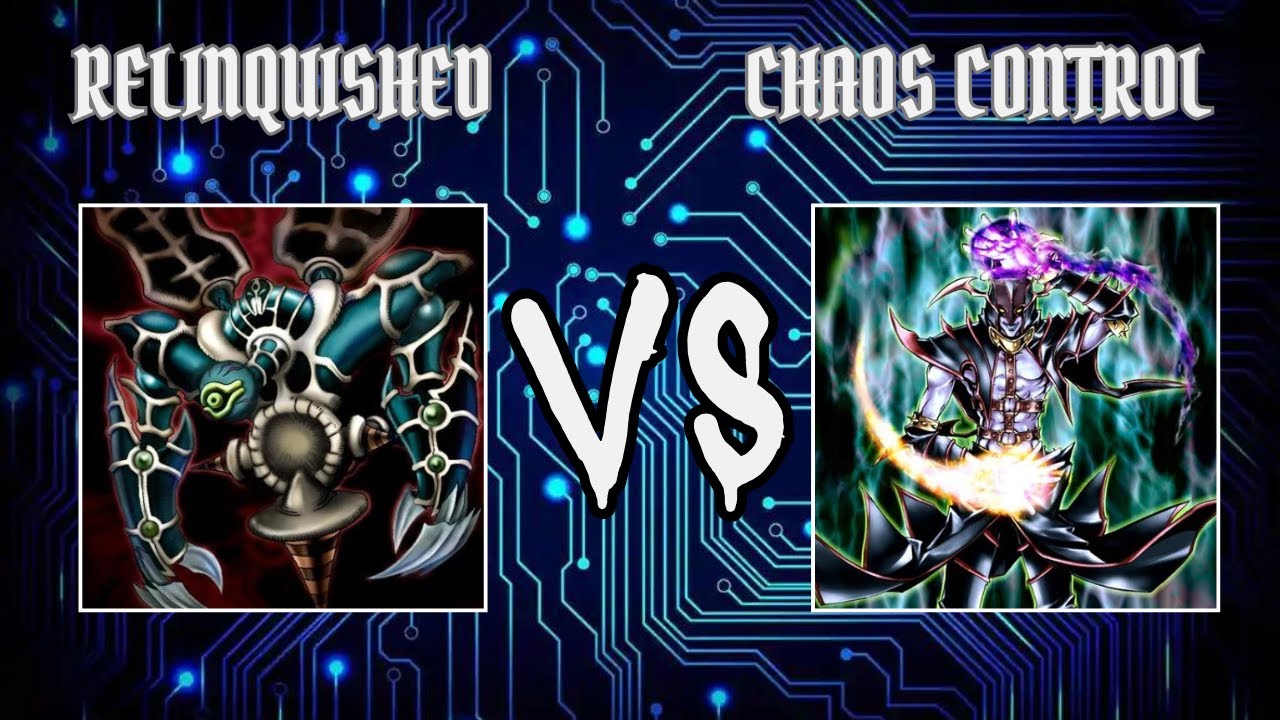 AlephYa2(Relinquished) vs Moxies(Choas Control) | Yugioh Goat Format | Dueling book