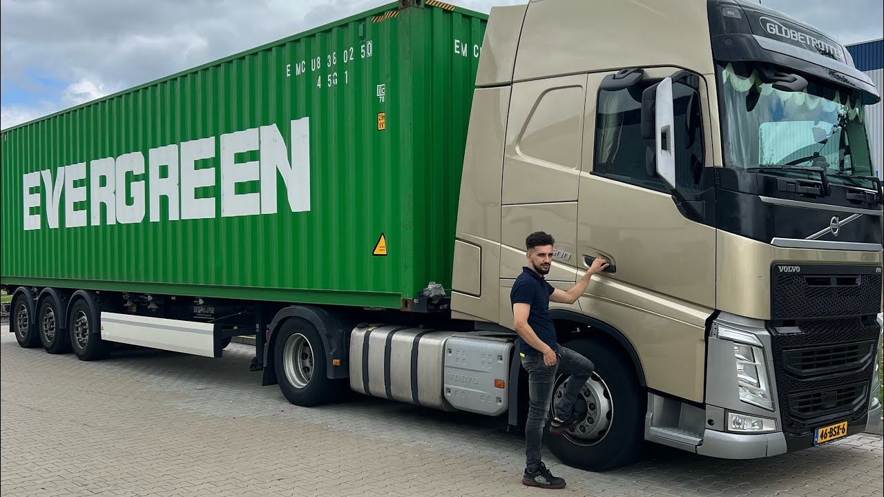 الحلقه الثانيه من رحلة القيصر في الشاحنه في جميع الدول الاوربيه 🚛