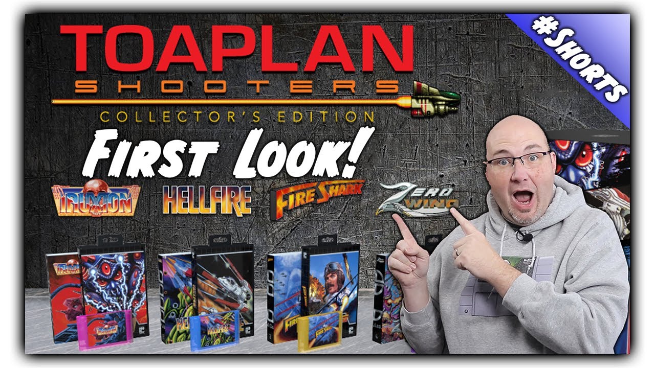 First Look! Retro-Bit Toaplan Collection for Sega Mega Drive & Genesis 