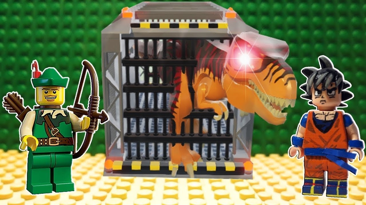 PRENDEMOS UM DINOSSAURO NA PRISÃO DO LEGO!!