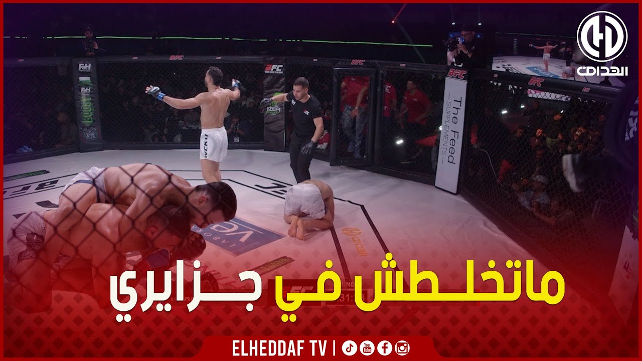 عندما تتحدى جزائري في الفنون القتالية هكذا تكون نهايتك...؟