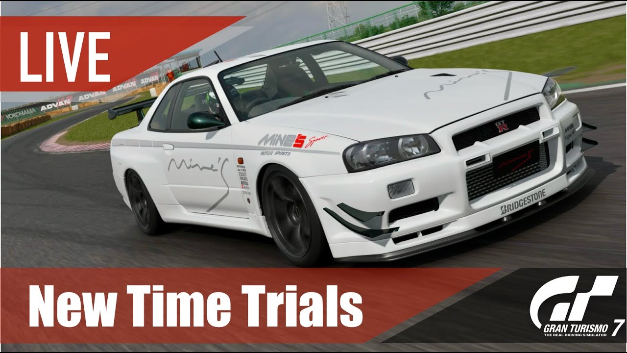 🔴 LIVE  - GT7 - New Time Trials - Spa + Tsukuba