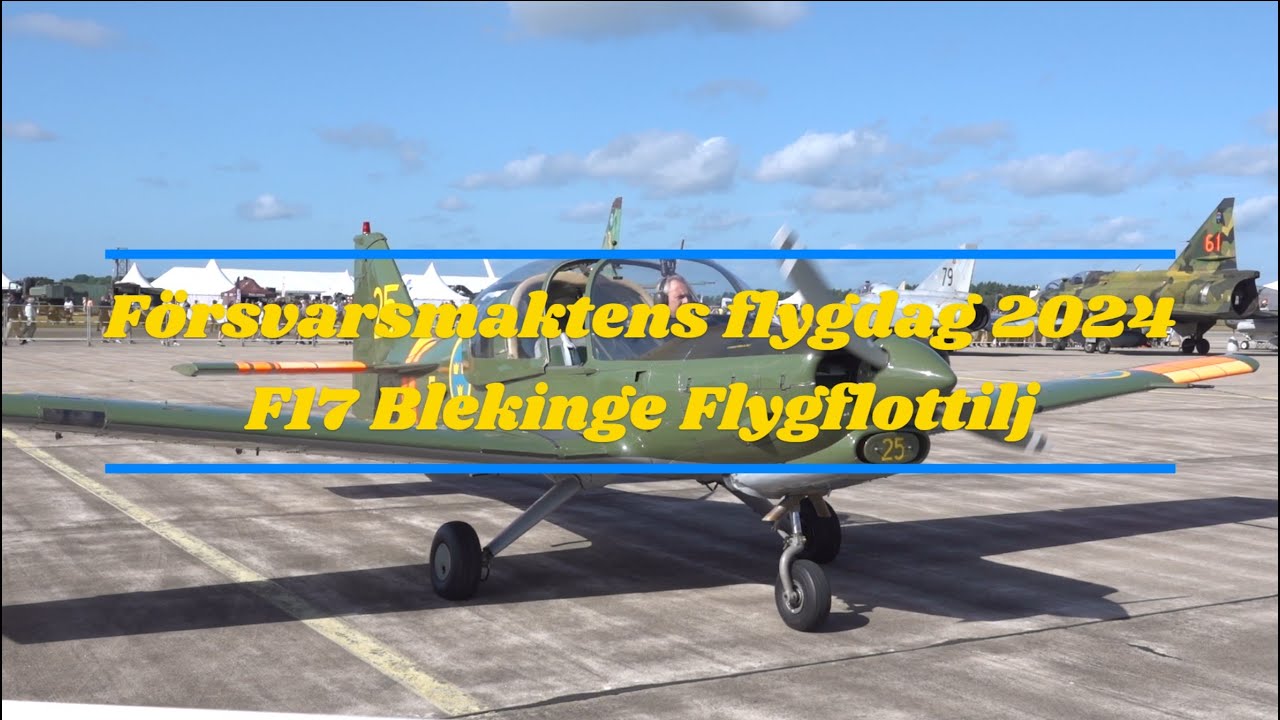 Försvarsmaktens flygdag 2024 på F17