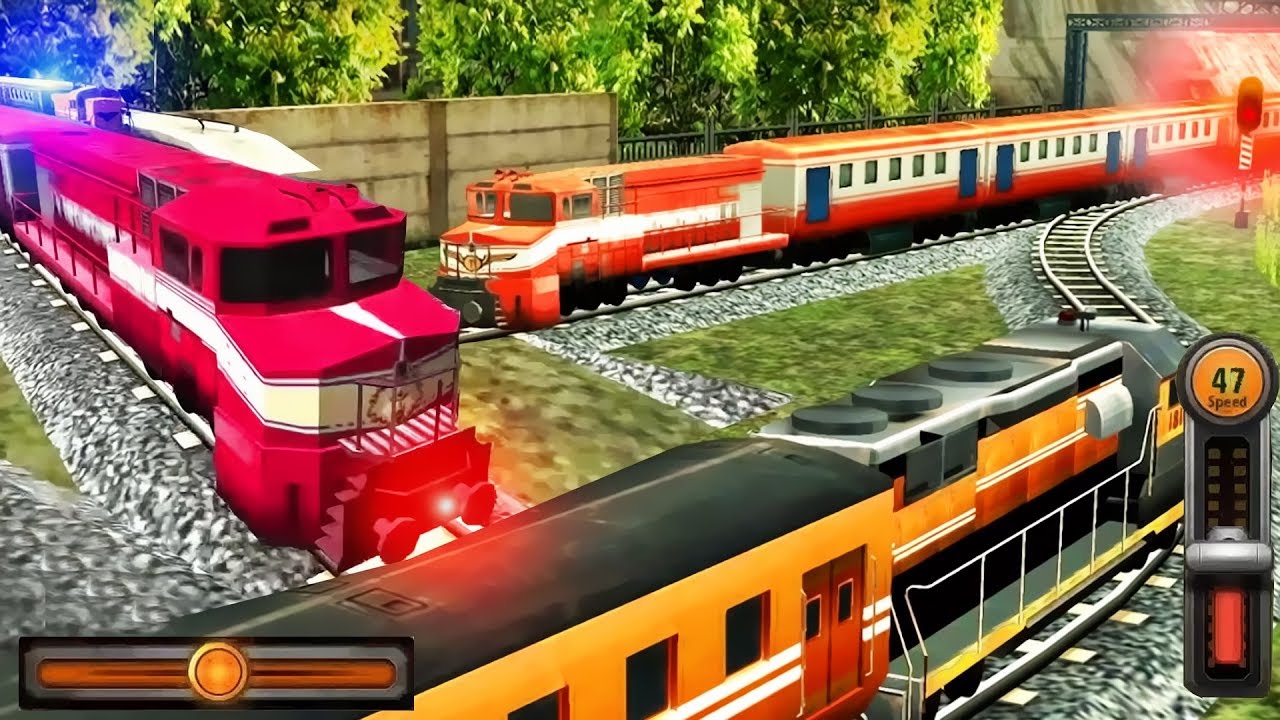 Train Racing Games 3D 2 Player - Railway Station Train Simulator - Android GamePlay