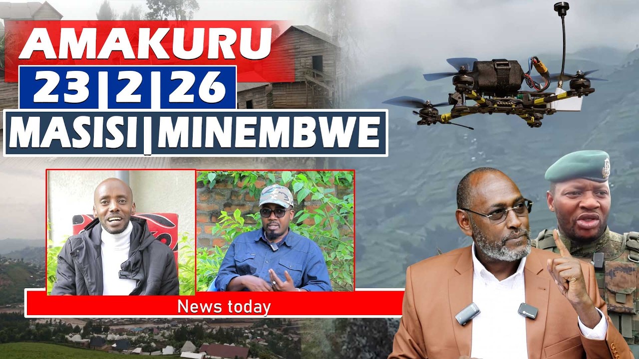 UPDATES MU GITONDO 23|02|26: MOISE NYARUGABO ARABAZA NEVA| |AMAKURU AVUGWA MASISI| RUBAYA NA NGUNGU