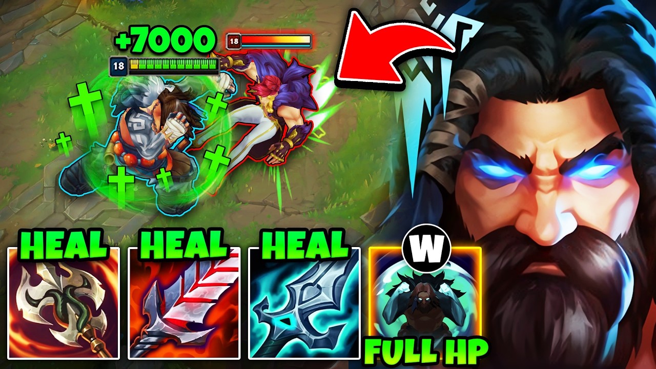 Udyr but I can literally out-heal the entire enemy team 1v5! (200% LIFESTEAL = NEVER DIE)