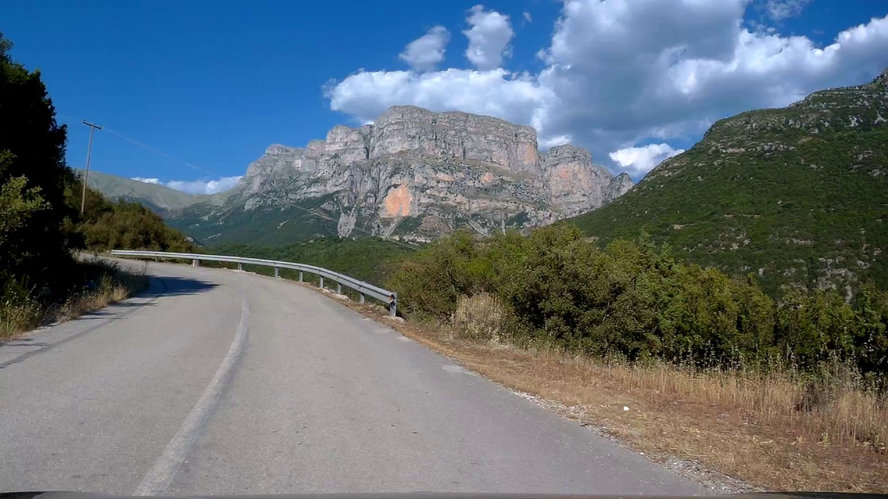 Zagori - Zajori - &Zeta;&alpha;&gamma;ό&rho;&iota; - droga do kamiennego miasteczka Papingo - &Pi;ά&pi;&iota;&gamma;&kappa;&omicron;