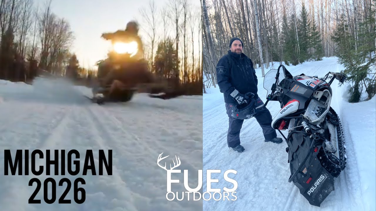 2026 U.P Snowmobile Trip! Part 2. Bents Camp Radar Runs! 