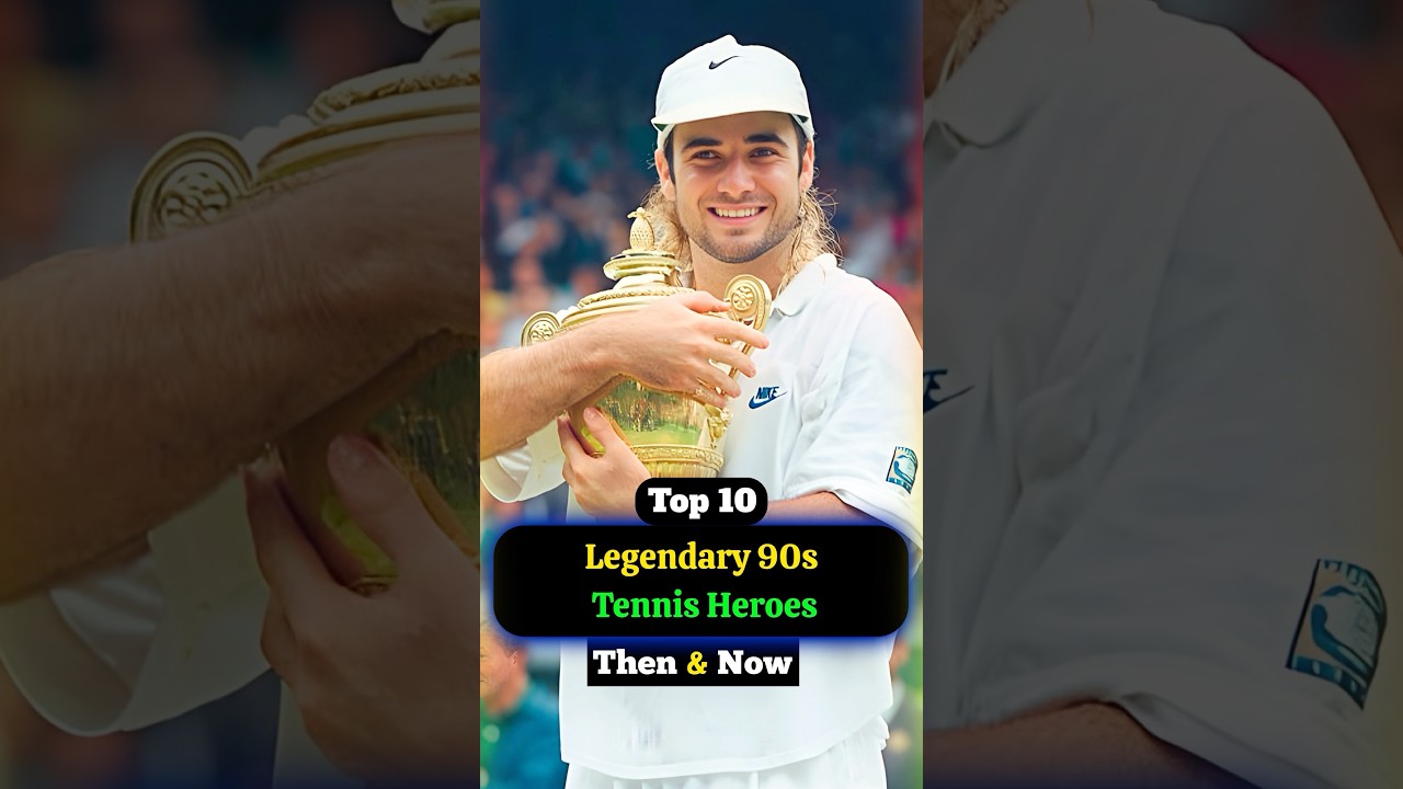 Top 10 Legendary 90s Tennis Heroes Then vs Now (2026)🎾Part-1 #ytshorts #tennisplayer
