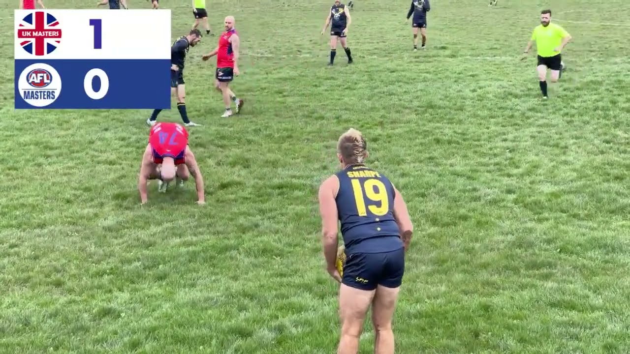 AFL Masters 2024 Men&rsquo;s Match - AFL Masters vs UK Masters