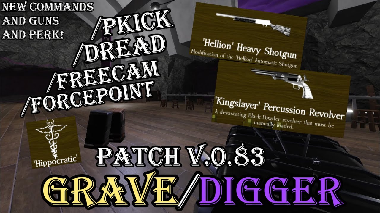 Roblox Grave/Digger - Update v.0.83 Overview
