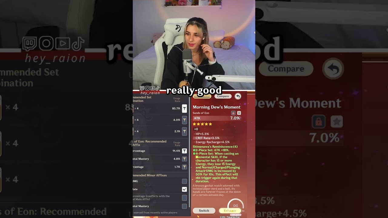 I accidentally finished my Yoimiya build after 3 YEARS 😵