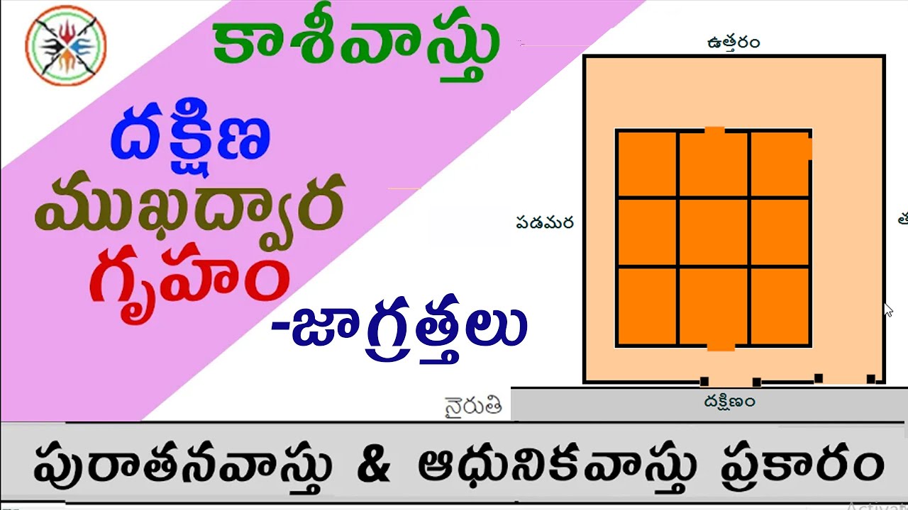 South Facing House Plan | దక్షణ సింహద్వారం ఇల్లు-జాగ్రత్తలు