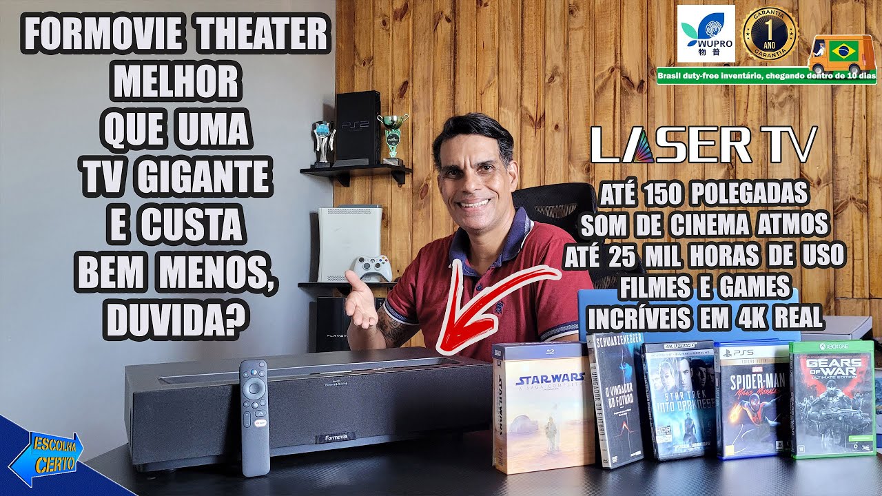 FORMOVIE THEATER Muito MELHOR Que TV Gigante E Custa Menos!