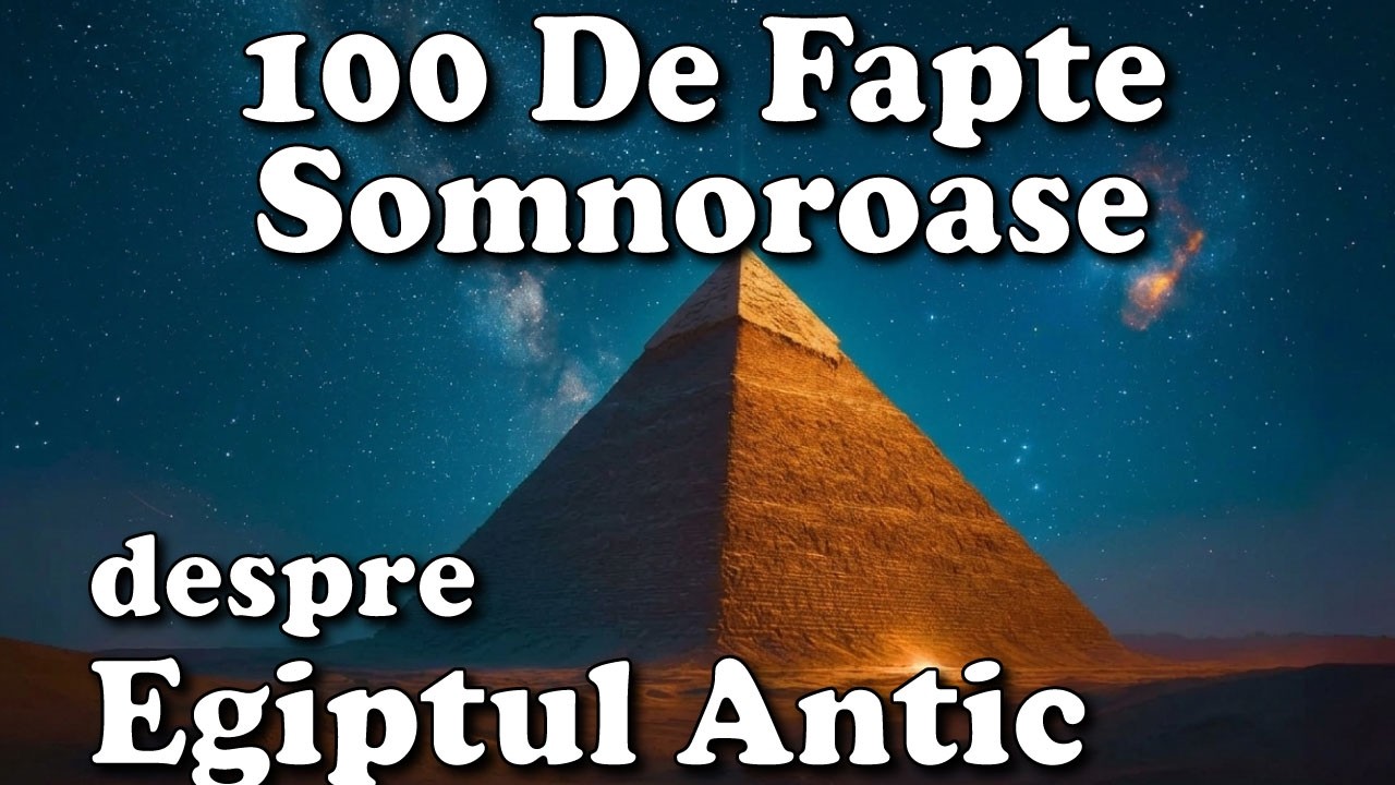 Top 100 Fapte pentru Somn: Despre Misterele Egiptului Antic și Secretele Faraonilor
