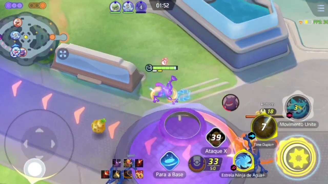 Pokemon Unite: Gameplay de Greninja