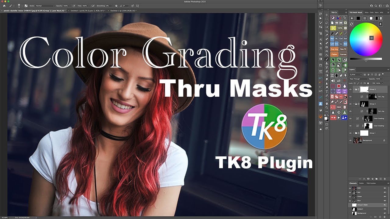 TK8 PLUGIN For PHOTOSHOP: Color Grading Thru Masks (It's TK Friday)